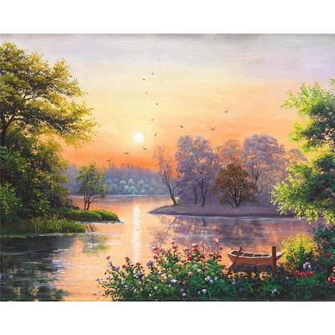 Malen nach Zahlen – 40x50cm Querformat