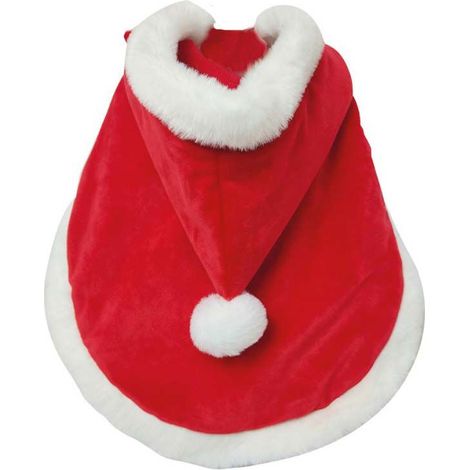 35 cm: Mantello per Natale modello Xmas Santa per cani