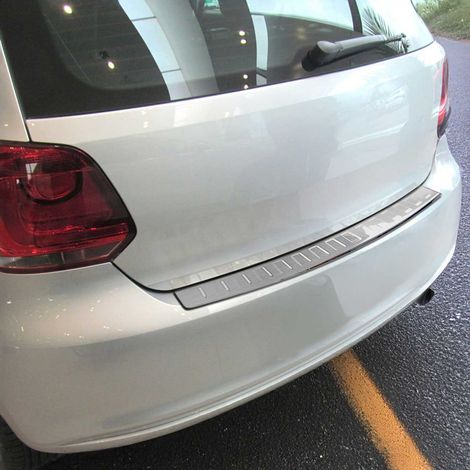 Protection Seuil de Pare-Chocs Arriére pour VW Polo HB 2009-2017 Acier INOX (1/5)