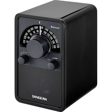 Sangean WR-15BT Radio da tavolo FM, AM AUX, Bluetooth Nero