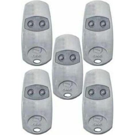 Confezione da 5 telecomandi TOP-432EE per motori di cancelli e porte da garage, compatibili con CAME TOP-432EE, TOP-432EV, TOP-432NA (Codice prodotto: 95331066)