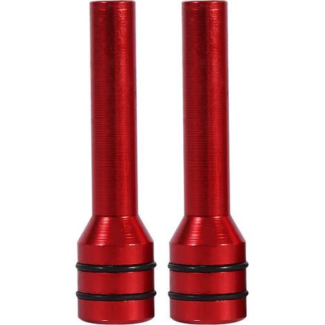 Alomejor Autotürschloßknaufnadling Cubierta de aleación de aluminio con efecto decorativo, duradera y ligera para seguridad automática (rojo). (1/5)