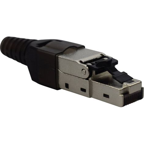 KOMOS RJ45 RJ45 Adaptateur CAT 6 [1x RJ45 femelle - 1x extrémité(s) ouverte(s)] argent Q652942 (1/5)