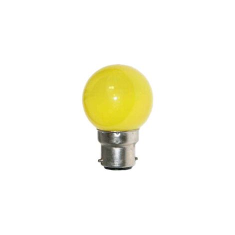 Ampoule 4 Led SMD - 0,62W - Jaune - B22 - 65682-1PC - Festilight