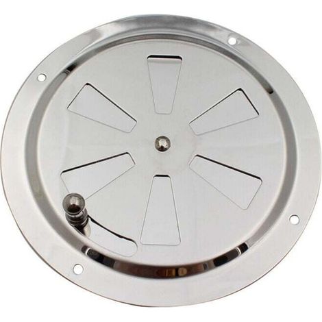 Plaque de ventilation marine en acier inoxydable, ventilateur rond de 120mm, plaque de ventilation à pointes, plaque de ventilateur