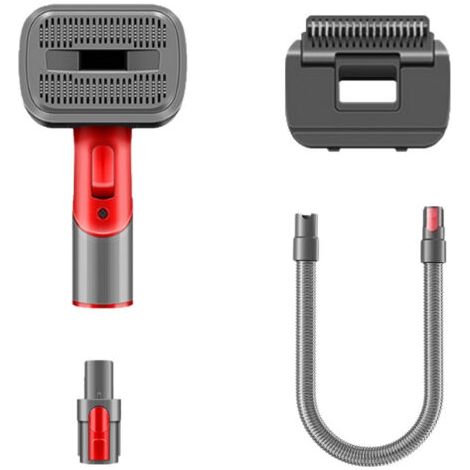 Convient pour aspirateur Dyson V7V8V10V11V15, brosse pour animaux de compagnie, 4 jeux de têtes d'aspiration pour poils de chien et de chat (1/4)