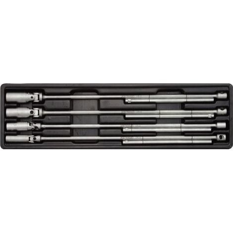 KS Tools T-Griff Zündkerzenschlüssel-Satz, 4-teilig, 14-21mm (1/4)