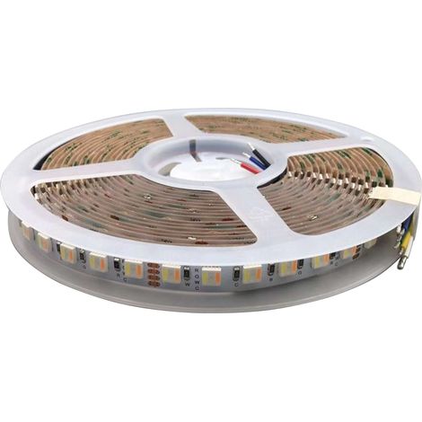 Cyclingcolors – Ruban LED SMD5050 dimmable RGB + CCT 24V 28,8W/m – 96 LED/m – Adhésif 3M pour installation facile – Éclairage intérieur et extérieur, 2 mètres - 96LED (1/2)
