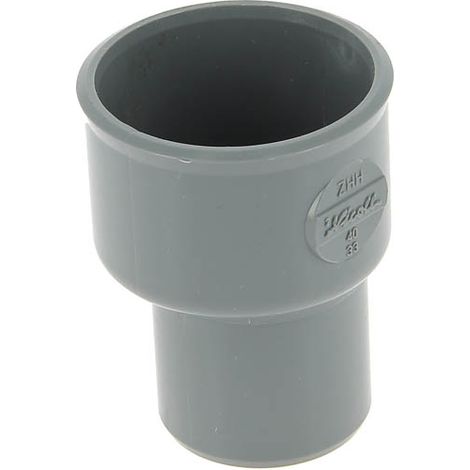 Nicoll – Manchette de réparation femelle mâle Ø40-33mm – Raccord évacuation PVC lisse – Extrémité mâle pour tube Ø40 sans prémanchonnage (1/3)