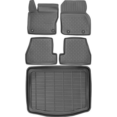Juego de alfombrillas para coche y maletero para Ford Focus III Hatchback (2010-2018)