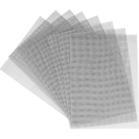 8 Pièces Grillage Fin en Acier Inoxydable, 15x21 cm 20 Mailles Fil Tissé de Treillis Métallique, Grillage Anti Rongeur pour Moustiquaire Jardin Cuisine (1/5)