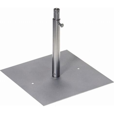 Walraven – Pied support Bis M8 300x300 mm pour installation surface plane – Acier galvanisé – Hauteur réglable 260-460 mm – 4125036 (1/3)