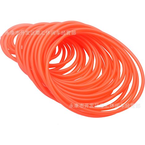 Durite de carburant rouge pour moto tout-terrain, quad, buggy de plage, scooter GY6, diamètre intérieur 5 mm et diamètre extérieur 8 mm, 20 mètres/boîte. (1/4)