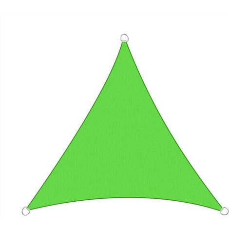 2x2x2m Sun Sail Shade Triangle Awning Canopy Garden Sun Patio Sunscreen - Light Green (1/3)