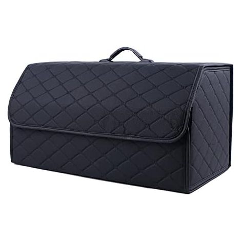 Sacs pour Coffre De Voiture Cuir Rangements pour Coffre pour Mercedes Benz V-Class V220d V250d V300d L Boîte Rangement Voiture Pliante Accessoires Auto, Black XL (1/5)