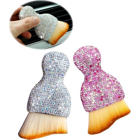 Ruisseaux automobiles brosses de nettoyage des brosses souples - 2 outils de nettoyage intérieurs Détails, intérieur de ventilation (1/5)