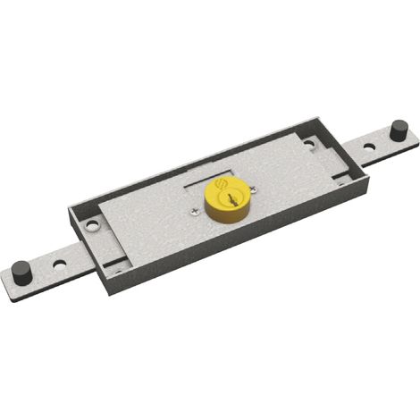 Securemme SERRATURA CENTRALE PER SERRANDA CON CILINDRO TONDO 2 MANDATE 2 CHIAVI Art. 2260