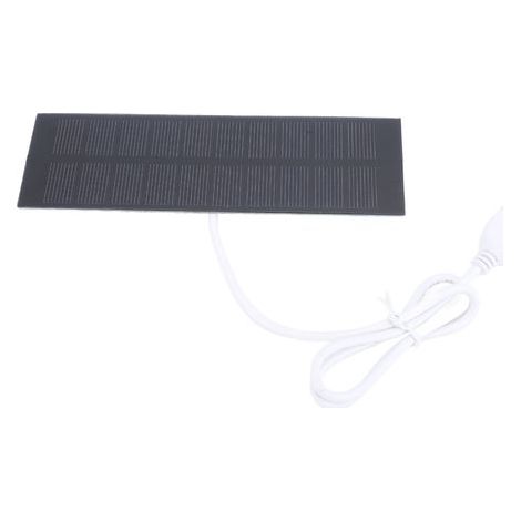 1W Solar Panel Charger, 5V Output, Portable for Lightweight Fan, Outdoor Travel Supplies (1/5)