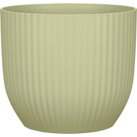 Scheurich Blumentopf Kunststoff Ø 21,1 x 18,4 cm gentle green