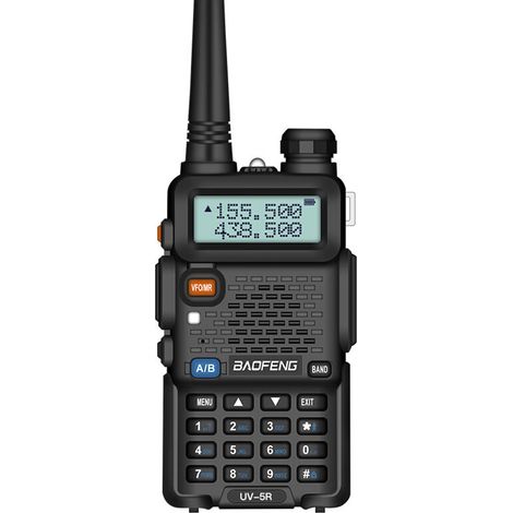 BAOFENG UV-5R Talkie-walkie 8W, interphone VHF/UHF double bande, 128 canaux, réception FM, batterie 2800 mAh, écran LED et lampe torche. (1/2)