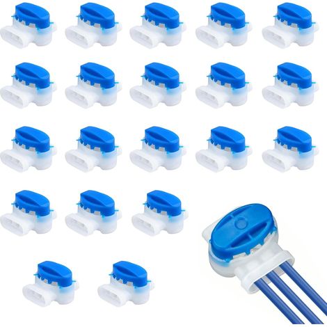 Lot de 15 connecteurs de câbles remplis de gel pour robot tondeuse, étendre ou réparer câble périphérique (1/5)