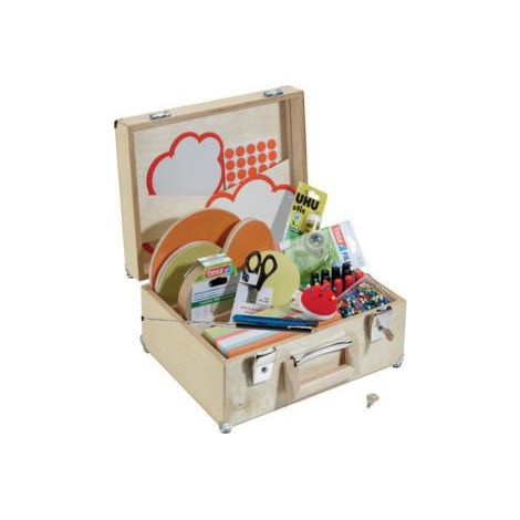Moderationskoffer U-ActLine® 35 x 27 x 18 cm (B x H x T) Birkenholz natur (1/4)