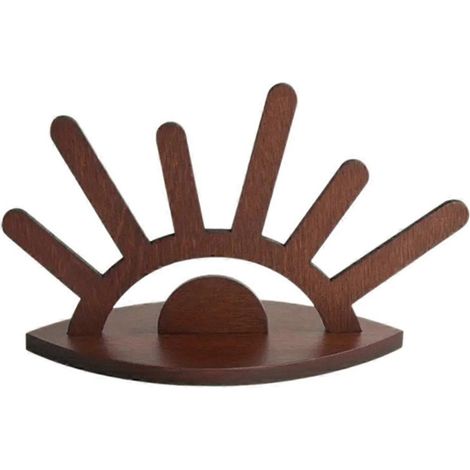 Porte-bagues en bois - Présentoir à bagues élégant en bois pour bijoux, cadeau idéal pour fiançailles et anniversaire (1/5)