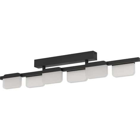 Plafonnier LED à 6 flammes, luminaire dimmable pour salon et (1/4)