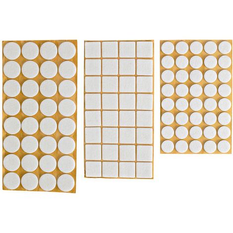 Blisterfilzpad weiß 4040MM - 4 Stück - U-100-0219 (1/2)