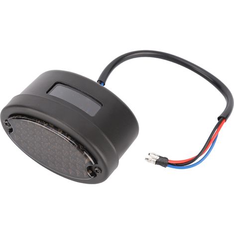 Moto Rétro Feu Arrière LED Clignotant Stop Plaque d'Immatriculation Lampe Verre Fumé (1/3)