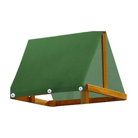 Housse de rechange pour auvent de balançoire d'aire de jeux extérieure pour enfants : housse de protection résistante à la pluie, au soleil, à l'eau et à la poussière pour mobilier de patio. (1/4)