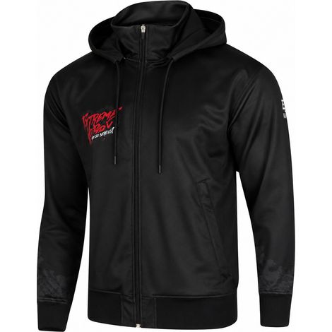 Herren-Sport-Sweatshirt WHY SO SERIOUS M SCHWARZ