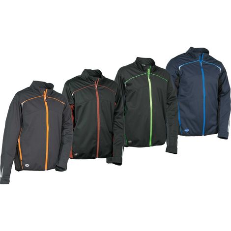 Veste softshell de travail Cofra Galpones - L - Negro /Verde
