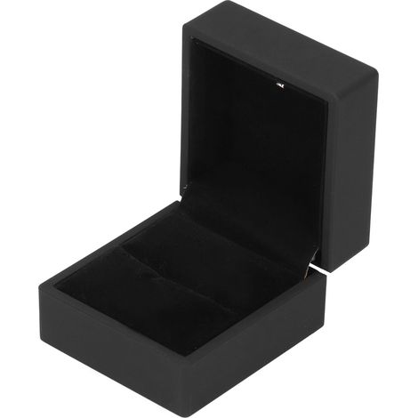 Boîte à bague LED élégante, coffret cadeau pour boucles d'oreilles avec lumière LED pour demande en mariage, fiançailles, anniversaire de mariage (1/5)