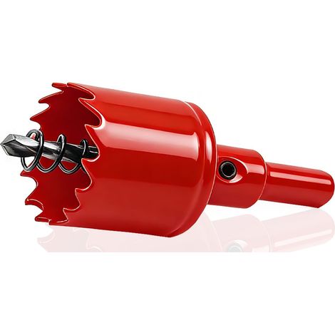 Scie Cloche 32 mm Bimétallique Perceuse Universelle HSS M42 Scie Cloche Avec Arbre Triangulaire pour Bois PVC Aluminium Métal Inoxydable (1/5)