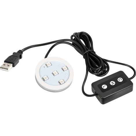 Trucky Led, base luminosa a led, USB - 7 colori con dimmer (1/2)