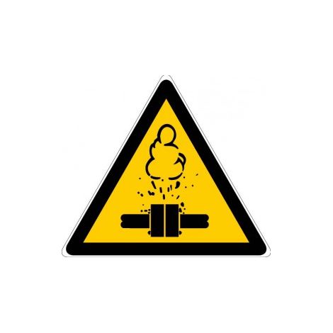 Panneau Danger vapeurs chaude - Rigide Triangle 300mm - 4200132