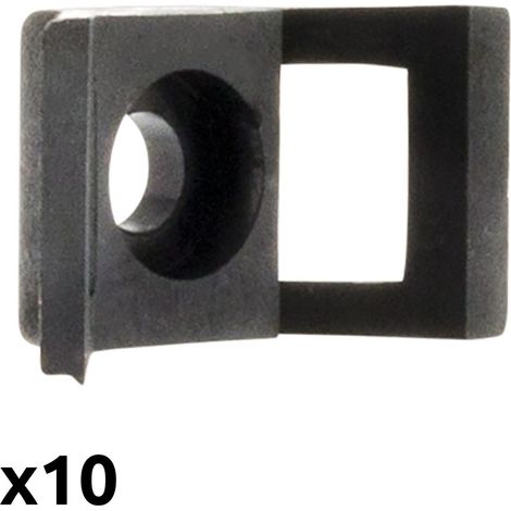 10 schwarze Schraubfassungen (1/5)