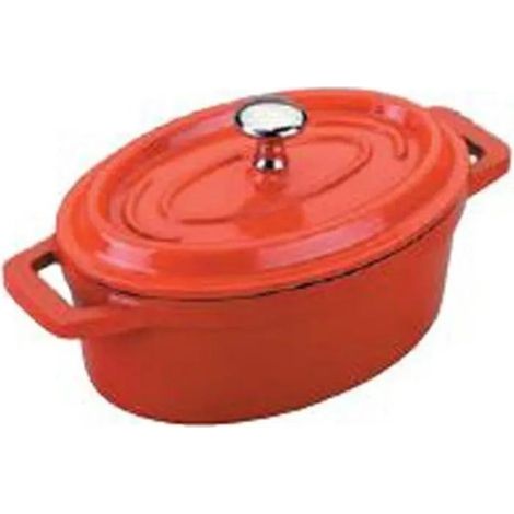 Cocotte Lacor alluminio rosso 12x8.5 cm