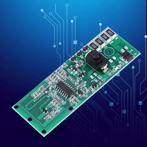 Carte de circuit imprimé pour module de commande de lampe solaire, radar à micro-ondes, induction, avec interrupteur 3,2 V/3,7 V (1/5)