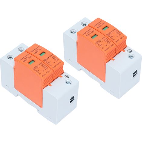 2 dispositifs de protection contre les surtensions SPD, parafoudre, disjoncteur domestique 2P 420V RMU1-C6060kA Imaximum (1/5)