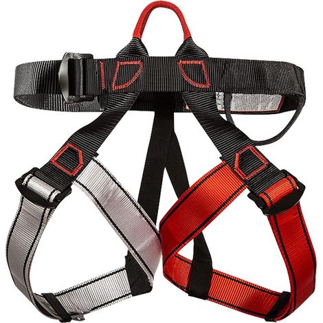 Klettergurt, Sicherheitsgurt für Bergsteigen, Klettern und Abseilen, CE-zertifiziert.