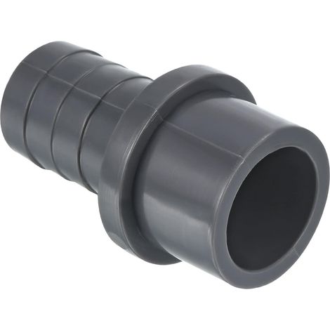 1 Raccord Réducteur UPVC 32mm à 25mm, Connecteur Droit Barbelé Gris Pour Tuyau Eau (1/5)