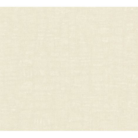 Carta da parati a tinta unita Profhome 387451 Carta da parati TNT goffrata a caldo leggermente strutturata In tinta unità opaca crema avorio 5,33 m2 (1/5)