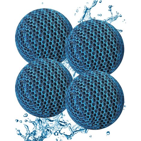 Hot Tub absorbeurs de Piscine, Réutilisables 6 cm Mousse réutilisable pour éliminer Les balles d'éponge, Éponge Absorbante de Piscine - Nettoyant en Mousse pour jacuzz (4 Pièces) (1/5)