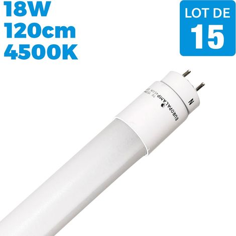 15 Tubes Neon LED 18W 120cm T8 Blanc Neutre 4500k Gamme Pro (1/5)