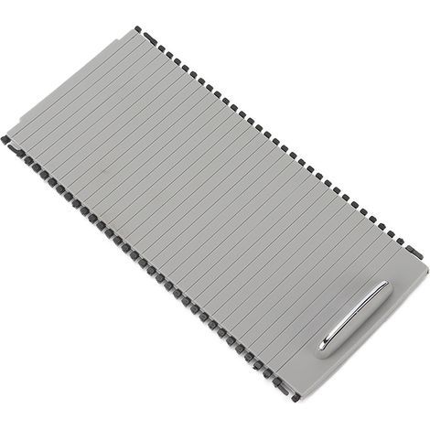 Support de verre à rouleau coulissant pour Console centrale, couvercle aveugle A20468076079051 de remplacement pour Mercedes Benz W204 W212 (gris) (1/5)