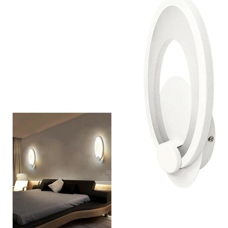 Applique A Parete In Vetro Ovale Lampada Led Luce Naturale 9 W E25n (1/4)