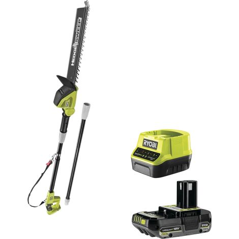 Tagliasiepi RYOBI 18V OnePlus OPT1845 - 1 batteria da 2,5 Ah - 1 caricabatterie rapido RC18120-125