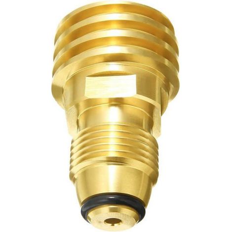 Adaptateur Bouteille Propane - Conversion Vanne Pol En Qcc1 Type 1 - Pour Camping Et Cuisson Extérieure - 1 Pièce (1/4)